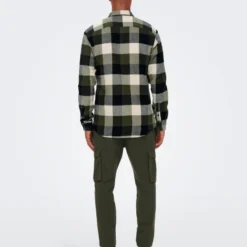 Only & Sons Chemise Gudmund -Only & Sons shop 22020301 forest night only sons 2