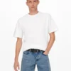 Only & Sons Tee-shirt Fred -Only & Sons shop 22022532 bright white only sons