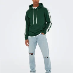 Only & Sons Sweat à Capuche Kyle -Only & Sons shop 22023324 dark green only sons 2