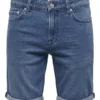 Only & Sons Short Ply -Only & Sons shop 22026250 dark medium blue deni only sons