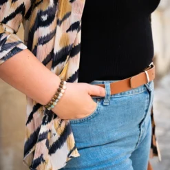 1083 Ceinture En Cuir Nicolas