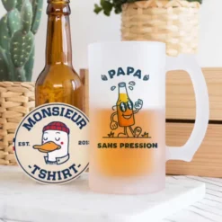 MONSIEUR TSHIRT Chope "papa Sans Pression"