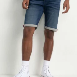 Petrol Bermuda Jeans Olivier -Only & Sons shop sho001 dark stone petrol 1