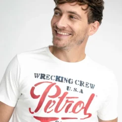 Tee Shirt Petrol Industries 9 Tee Shirt Petrol Industries -Only & Sons shop tsr601 ecru petrol 2