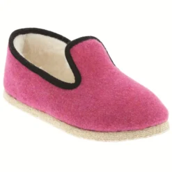 Chausse Mouton Charentaises Crepe Tweed